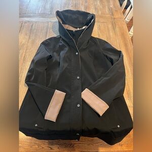 Jones New York Black Rain Jacket